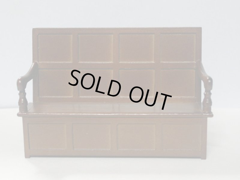 画像1: チャールズII世ベンチ　オーク　 (1)