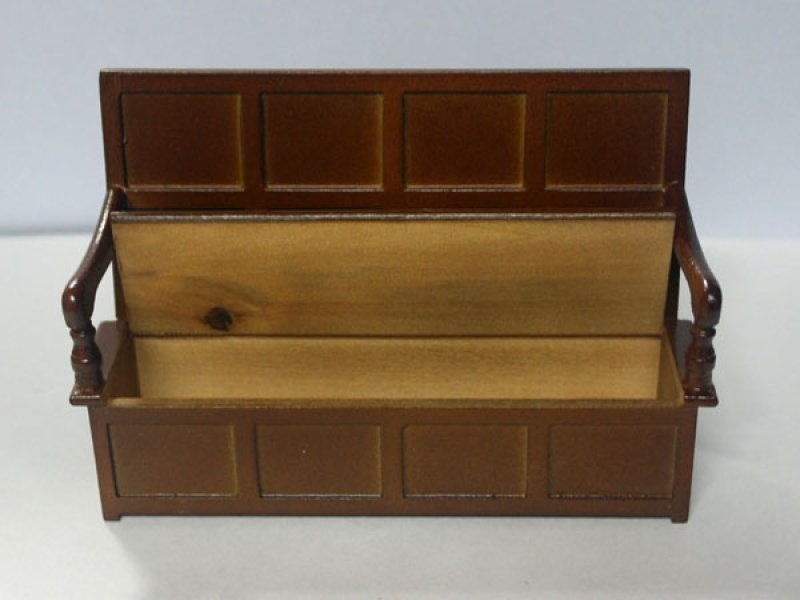 画像3: チャールズII世ベンチ　オーク　 (3)