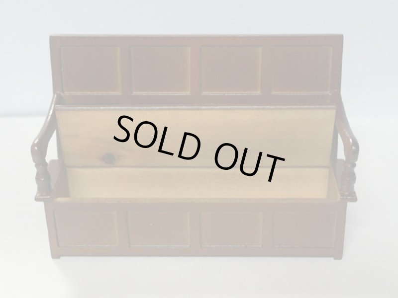 画像3: チャールズII世ベンチ　オーク　 (3)