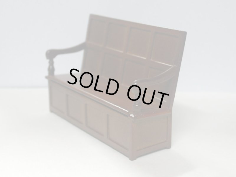 画像5: チャールズII世ベンチ　オーク　 (5)