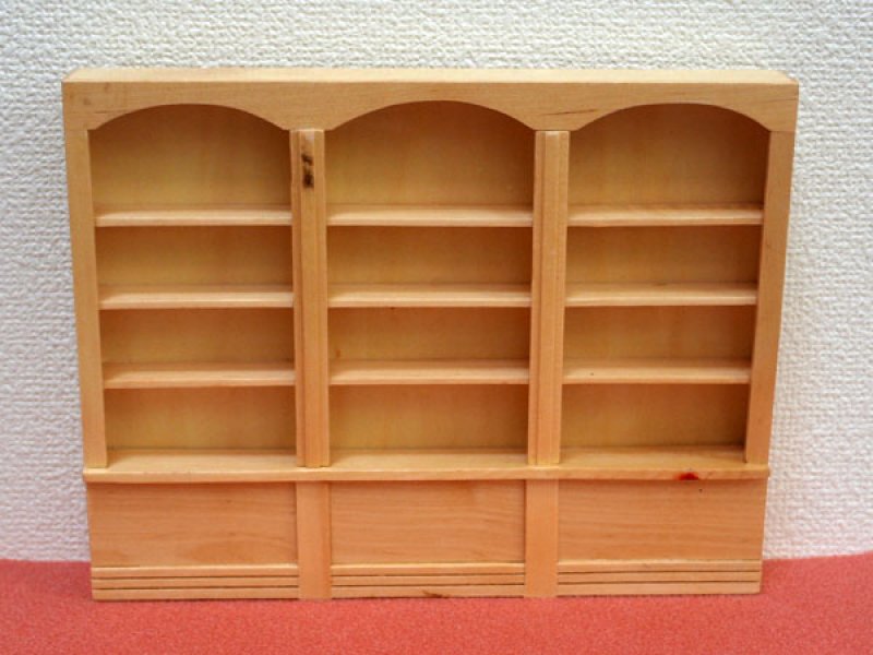 画像1: ショップ　ディスプレィ　棚　大　パイン (1)