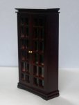 画像2: ブック・キャビネット　マホガニー (2)