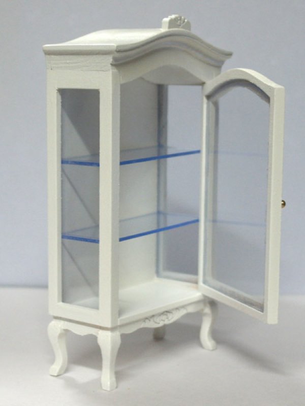 画像4: ディスプレィ　キャビネット　白 (4)