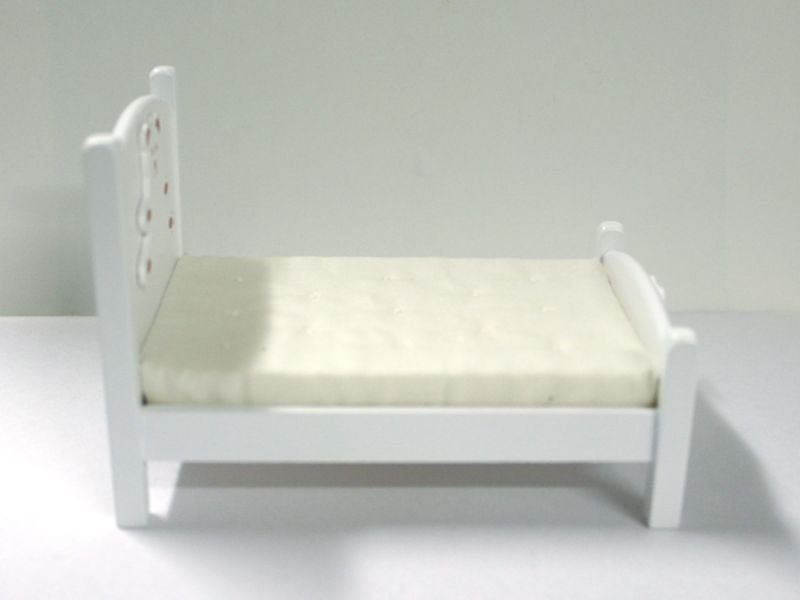 画像2: ベア　キッズベッド　ホワイト (2)