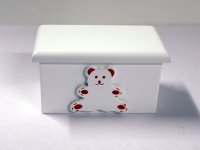 ベア　ブランケット・ボックス　ホワイト