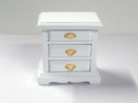 ベッドサイド　チェスト　ホワイト