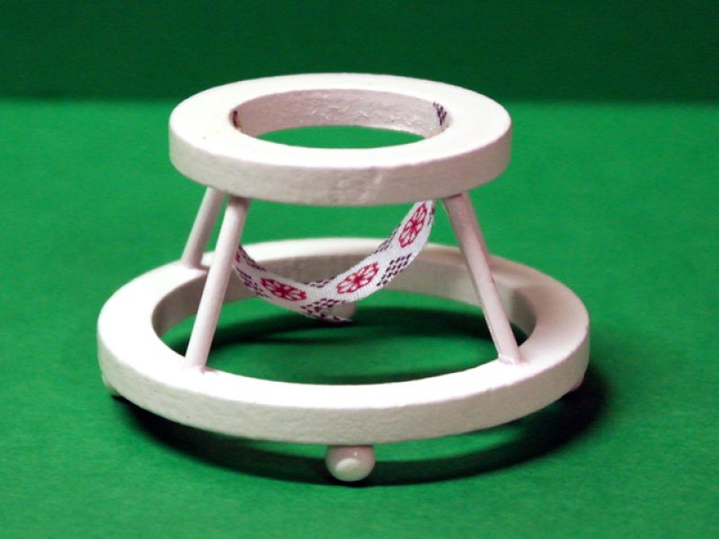 画像3: ベビー・ウォーカー（歩行器）白 (3)