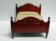 画像2: ダブルベッド　マホガニー (2)