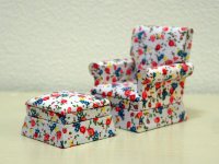 アーム・チェア＆オットマン