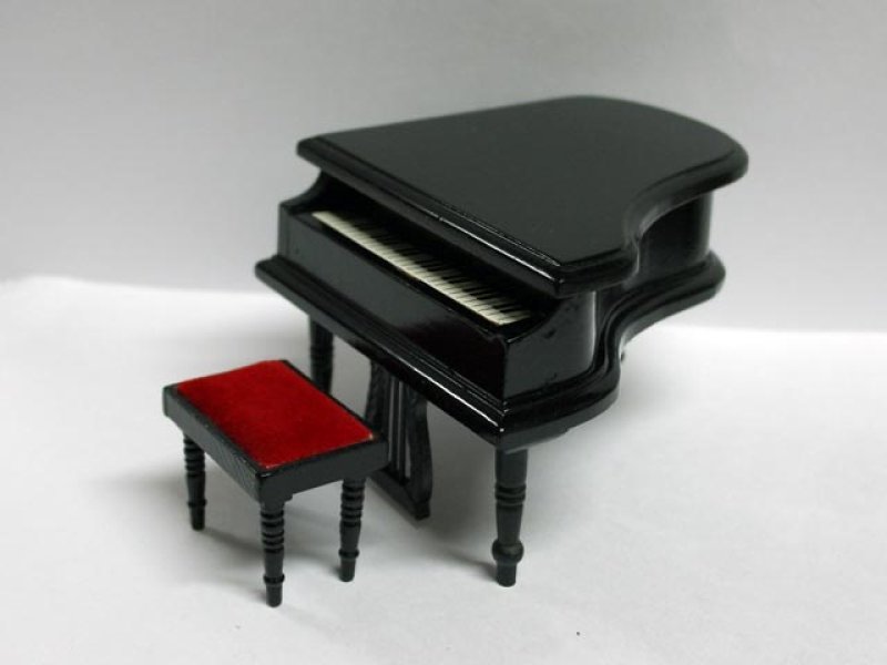 画像5: グランドピアノ＆スツール (5)