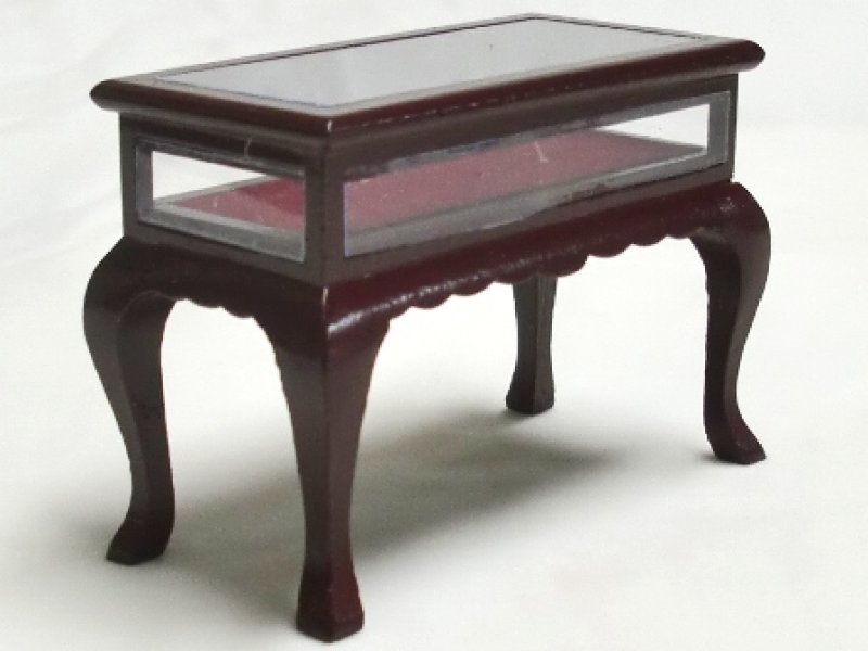 画像3: ディスプレイテーブル マホガニー (3)