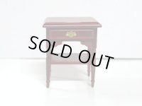 テーブル小　引出し付き