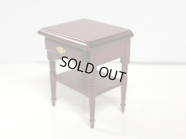 画像3: テーブル小　引出し付き