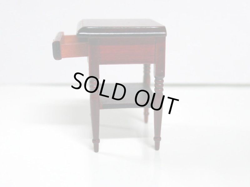 画像4: テーブル小　引出し付き (4)