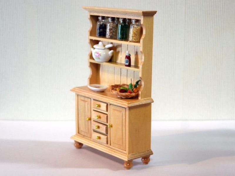 画像2: ドレッサー アクセサリー付　パイン (2)