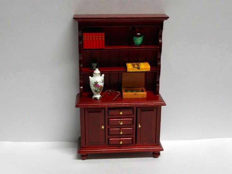 画像1: ドレッサー＆アクセサリー　マホガニー (1)