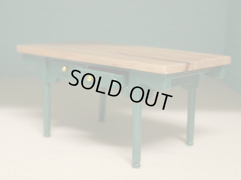 画像3: キッチン・テーブル　グリーン (3)