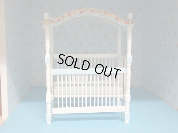 画像2: 天蓋付ベビーベッド