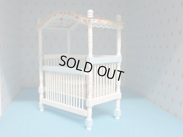 画像3: 天蓋付ベビーベッド