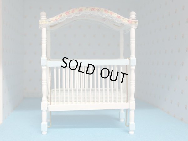 画像5: 天蓋付ベビーベッド