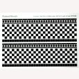 画像3: 壁用タイル　278x86mm　x　2　 Black & White　光沢厚紙　 (3)