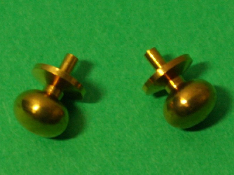 画像4: ドアノブ　真鍮　ペア（２個） (4)