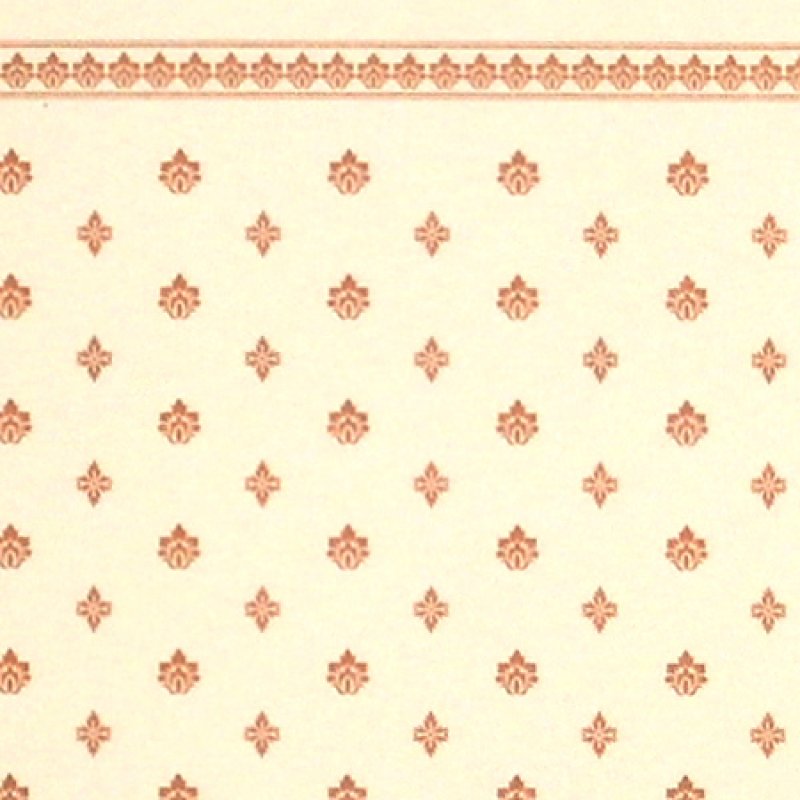 画像1: 壁紙　A3 (297 × 408 ミリ)室内壁用　"Garden Crest" Gold & Ivory (1)