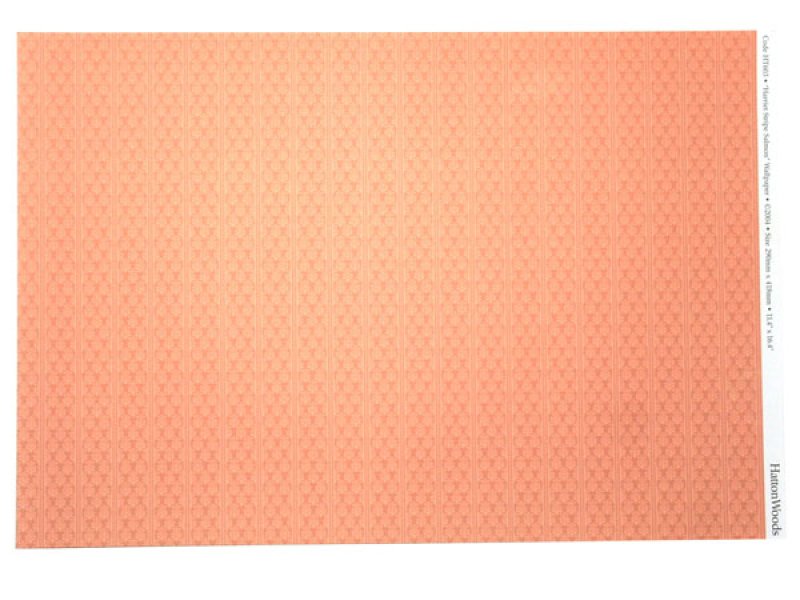 画像3: 壁紙　A3 (290 × 420 ミリ)室内壁用　”Harriet Stripe”　Salmon (3)
