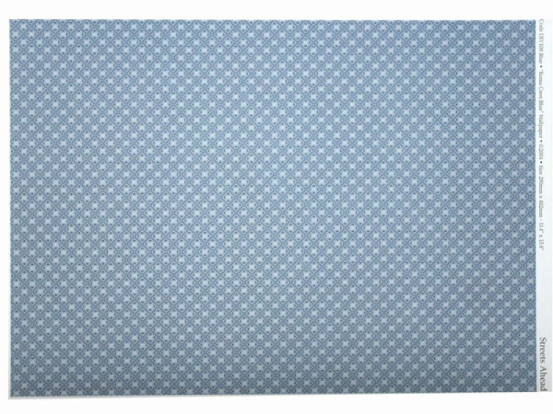 画像2: 壁紙　A3 (297 × 420 ミリ) A4 Fine Quality Roma Crest Blue (2)