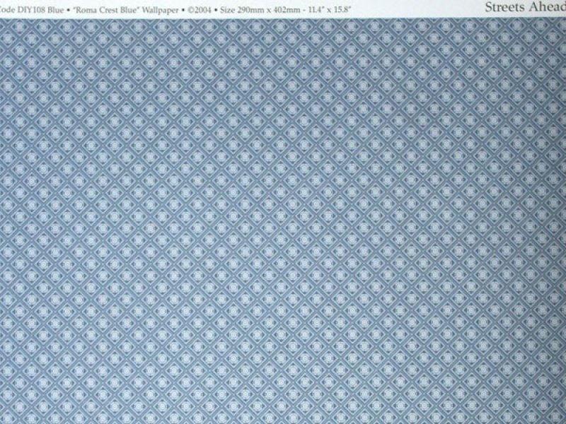 画像3: 壁紙　A3 (297 × 420 ミリ) A4 Fine Quality Roma Crest Blue (3)