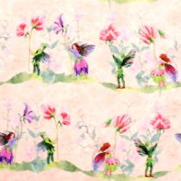 壁紙　A3 (297 × 421 ミリ)　 A3 Pink Fairies Paper