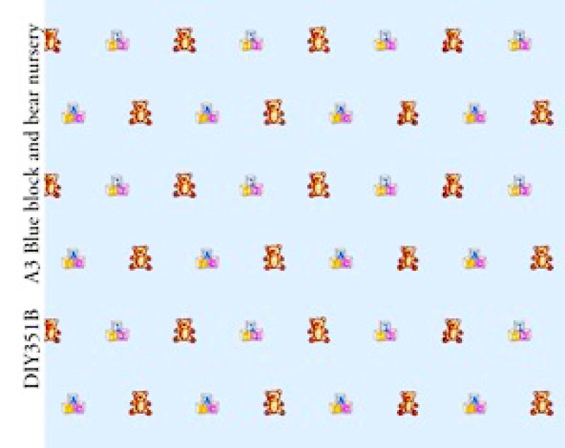 画像3: "Block & Bear Nursery"　Blue (3)