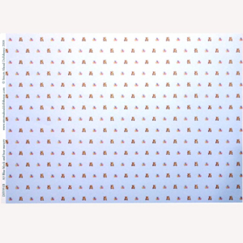 画像4: "Block & Bear Nursery"　Blue (4)