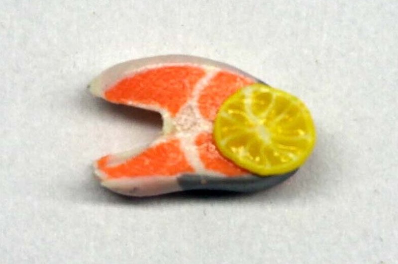 ミニチュア 1/12スケール サーモン＆レモンスライス
