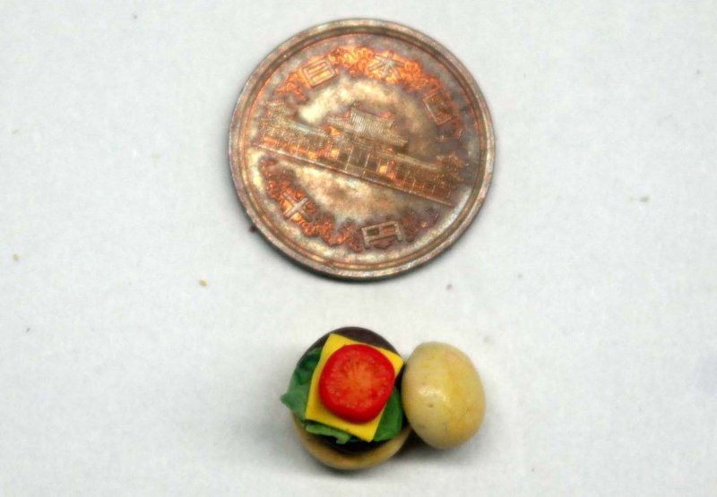 ミニチュア 1/12スケール ハンバーガー　