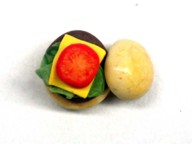 ミニチュア 1/12スケール ハンバーガー　