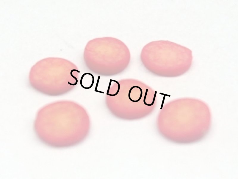 ミニチュア 1/12スケール トマト　スライス　6枚入り