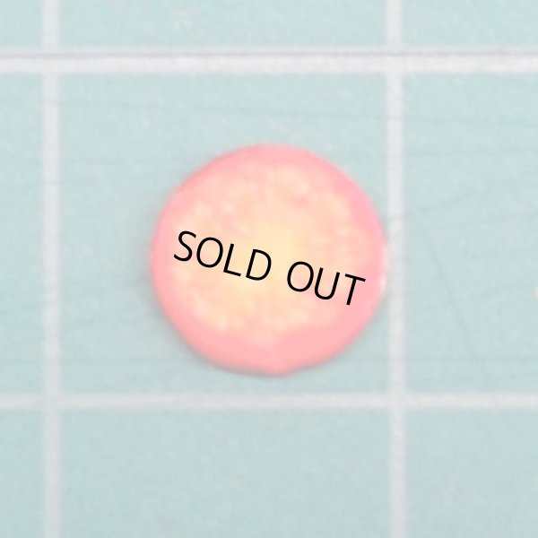 ミニチュア 1/12スケール トマト　スライス　6枚入り