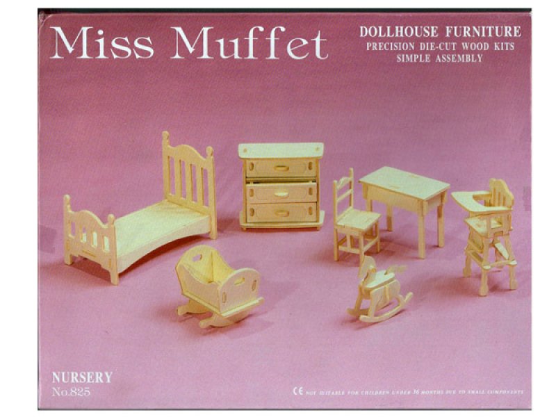 画像1: 家具７点キット　ナーサリー (1)