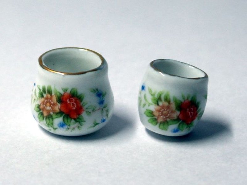 画像1: 陶器2点セット (1)