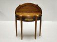 画像1: 半円テーブル　ウォルナット (1)