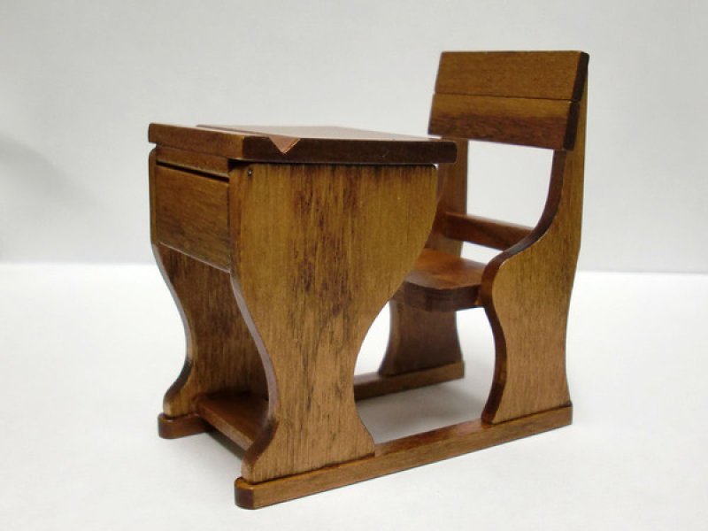 画像1: スクール　デスク&チェア (1)