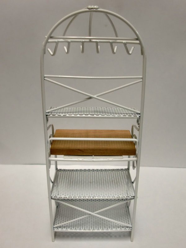 画像3: キッチン　ラック　ホワイト (3)