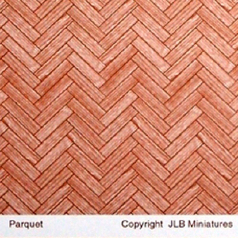 画像5: 壁紙　床用　A3 (297 × 420 ミリ)　"Parquet Flooring"　Dark (5)