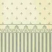 壁紙　A3 (297 × 421 ミリ)　"Grosvenor"　Aqua/Cream