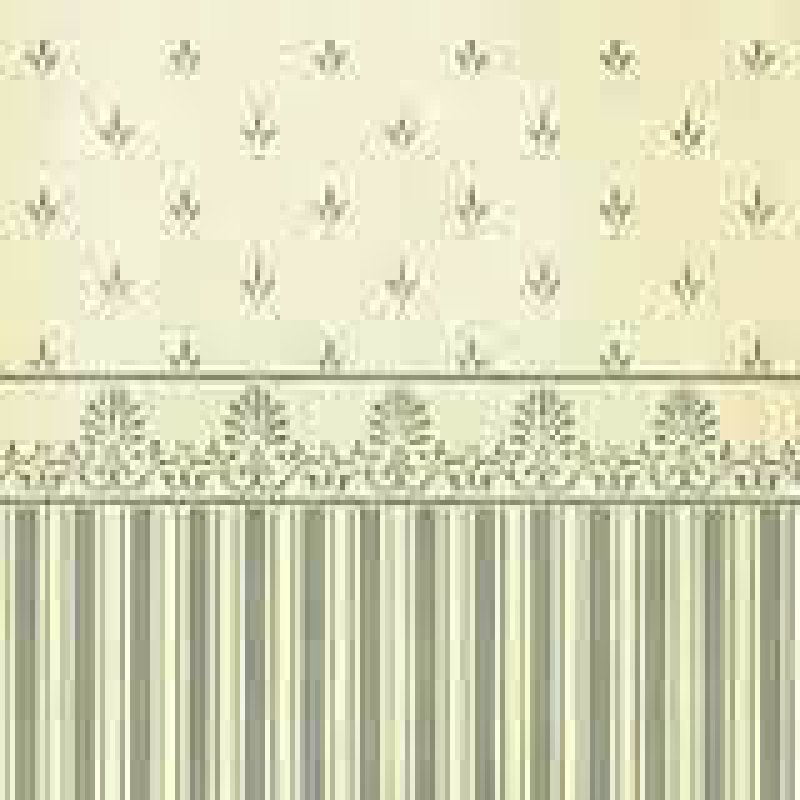 画像1: 壁紙　A3 (297 × 421 ミリ)　"Grosvenor"　Aqua/Cream (1)