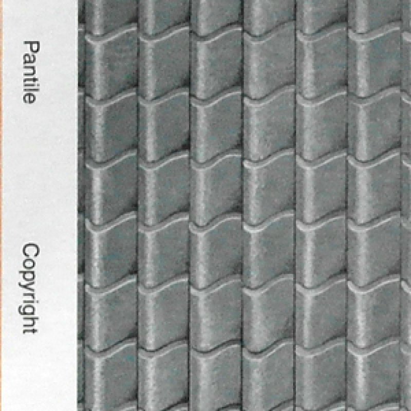 画像3: 紙　屋根用　A3 (297 × 420 ミリ)　"Pantile"　Grey (3)