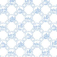 タイル"Beatrix"　Saxe