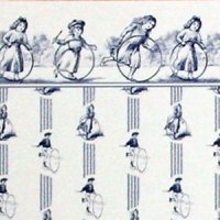 壁紙　A3 (297 × 421 ミリ)　"Playtime"　Blue