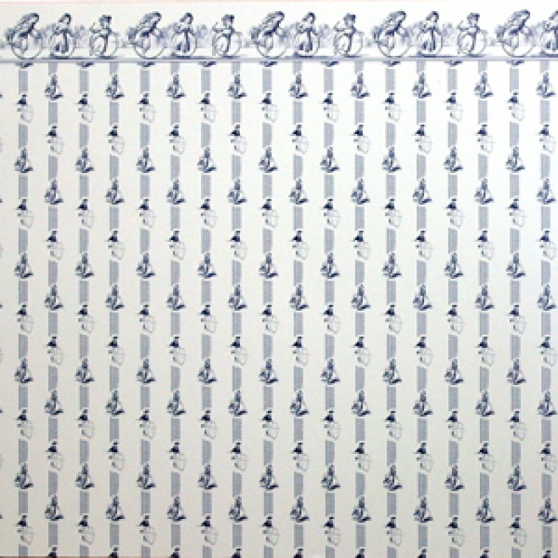 画像2: 壁紙　A3 (297 × 421 ミリ)　"Playtime"　Blue (2)